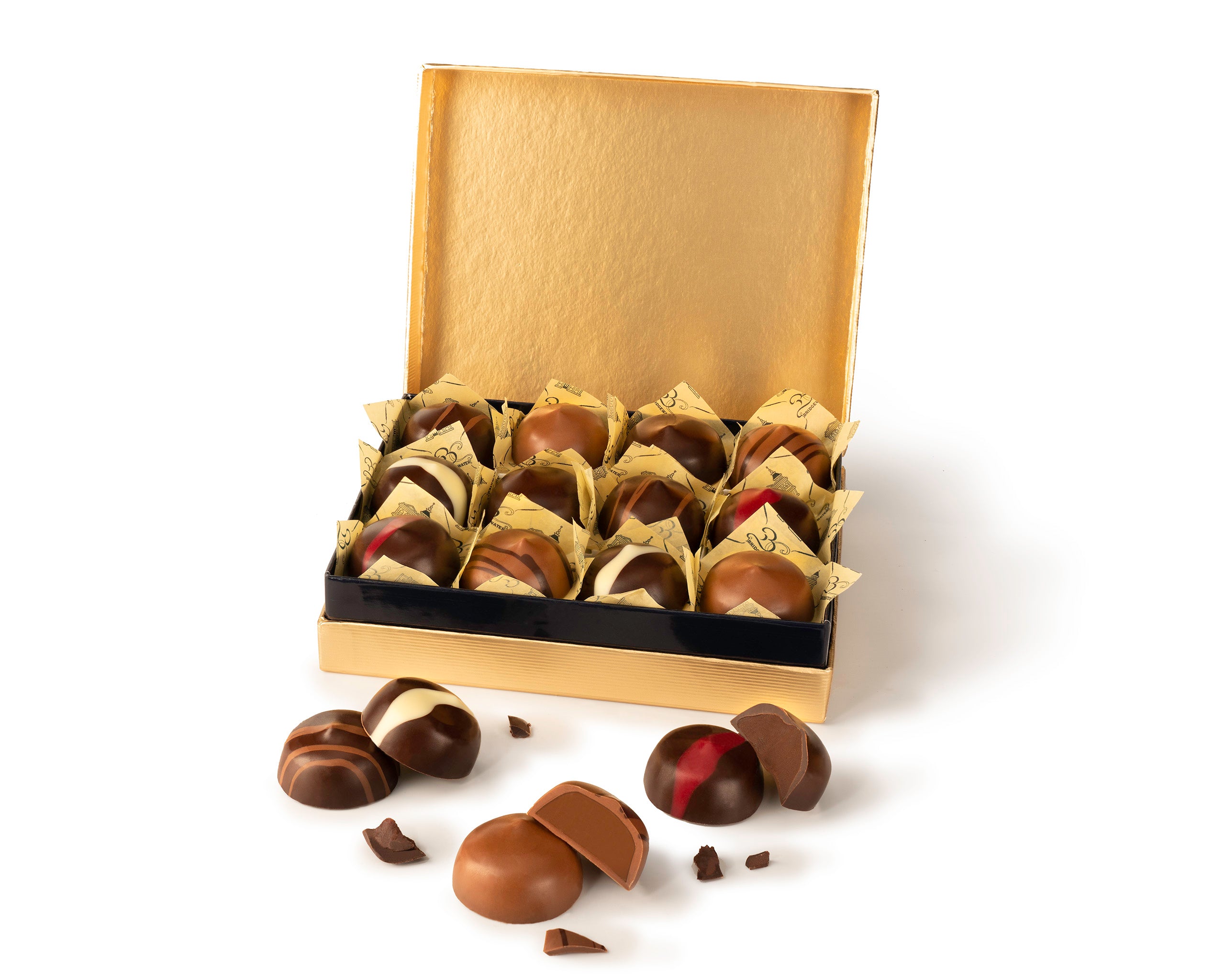 24 Piece Chocolate Assortment Box - Bonbons, Caramels, and Toffee – LUX  Artisan Chocolates